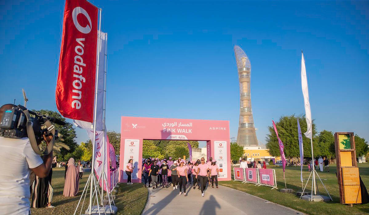 Pink Walk at Aspire Park
